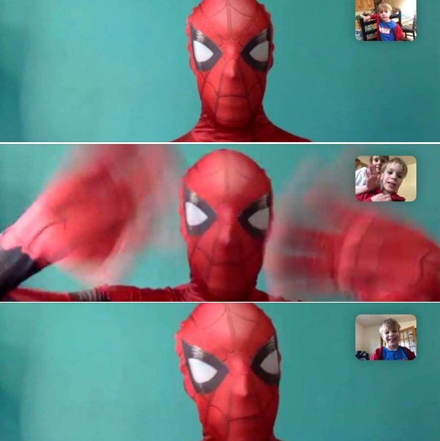 spiderman virtual party