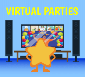 Virtual kids party safe online